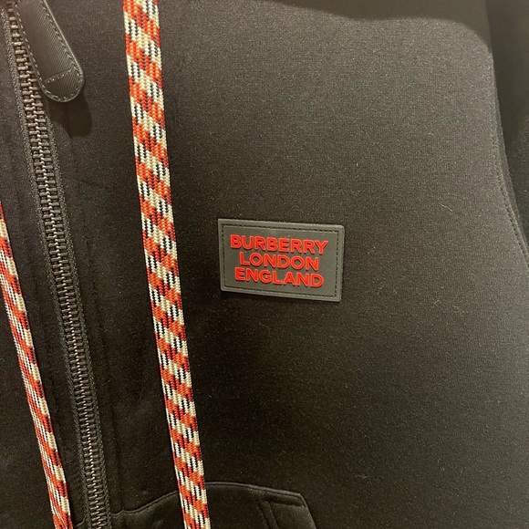 Burberry Red and Black Hoodie - Picture 5 of 7